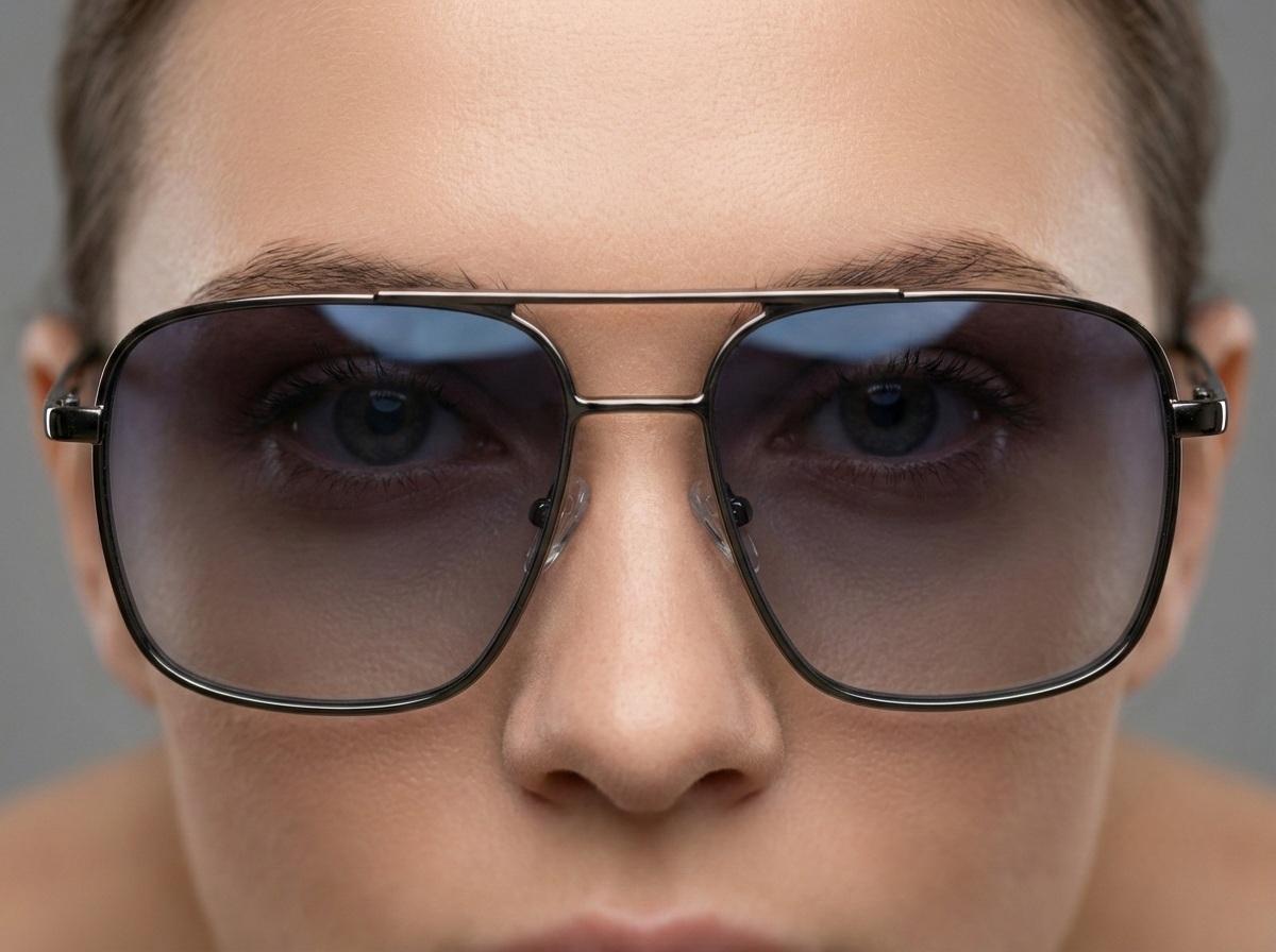 Rafa - Square Metal Male Eyewear | Optic Monkey view 4