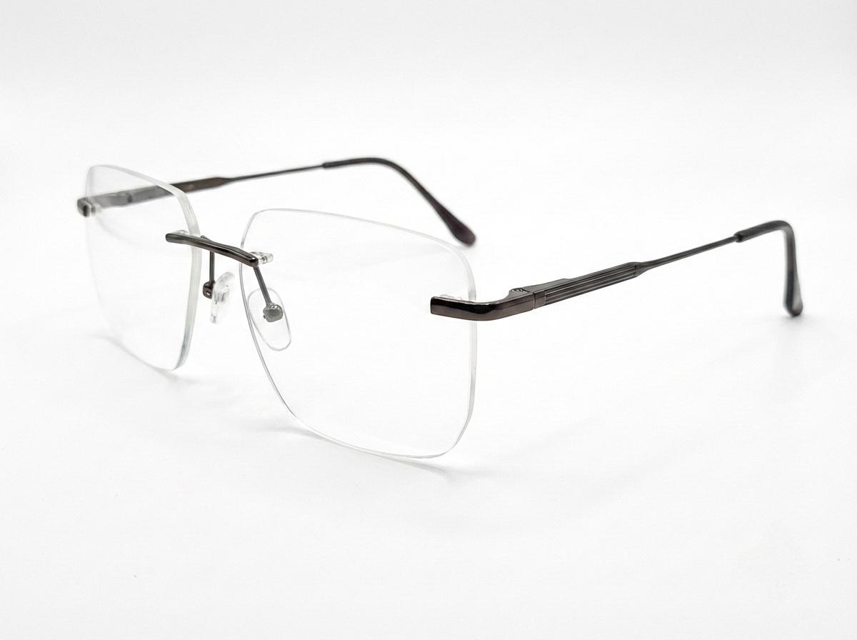 Gentleman Fashion Brown Custom Eyeglasses view 2