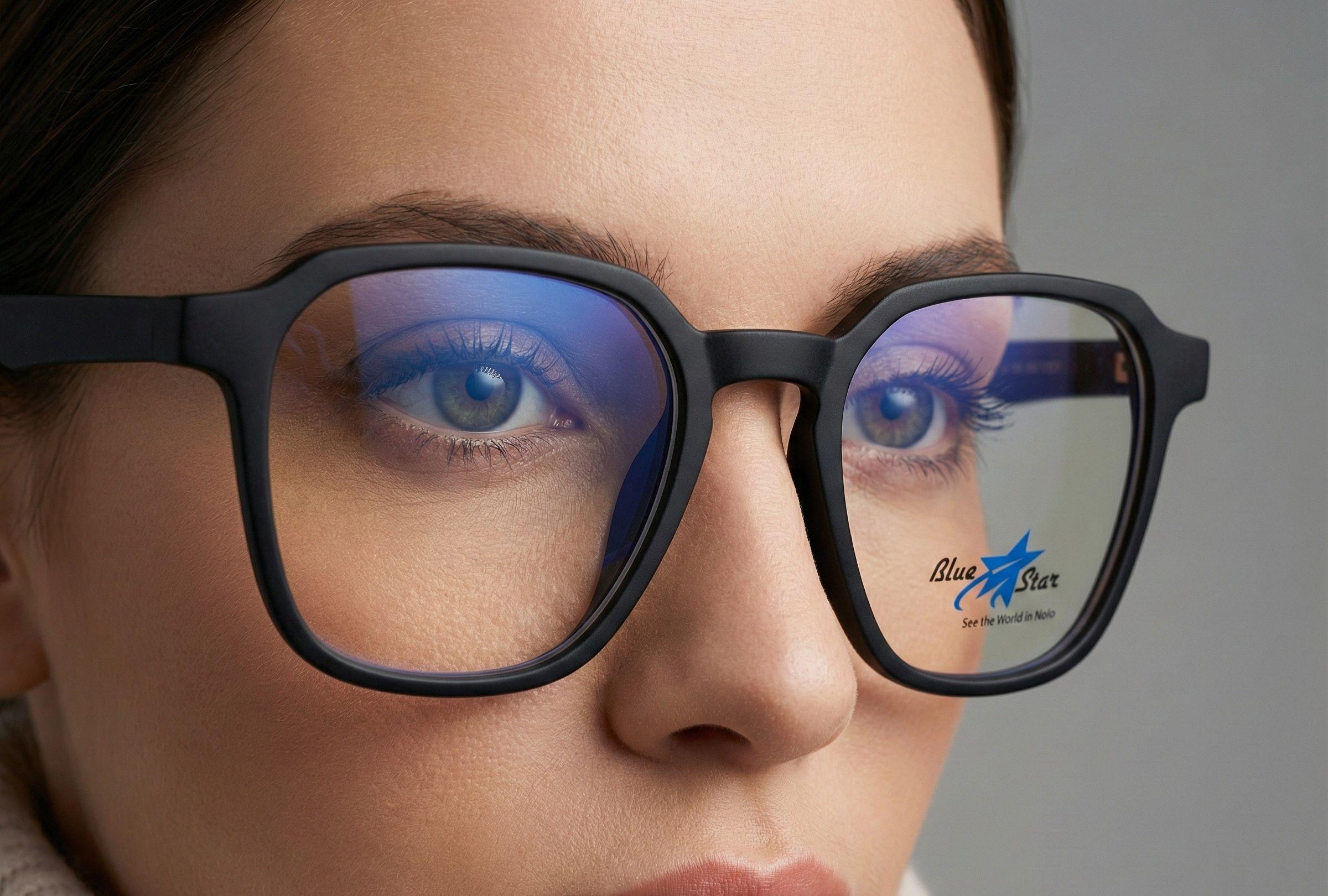 Vintage Mat Black Square Eyeglasses view 4