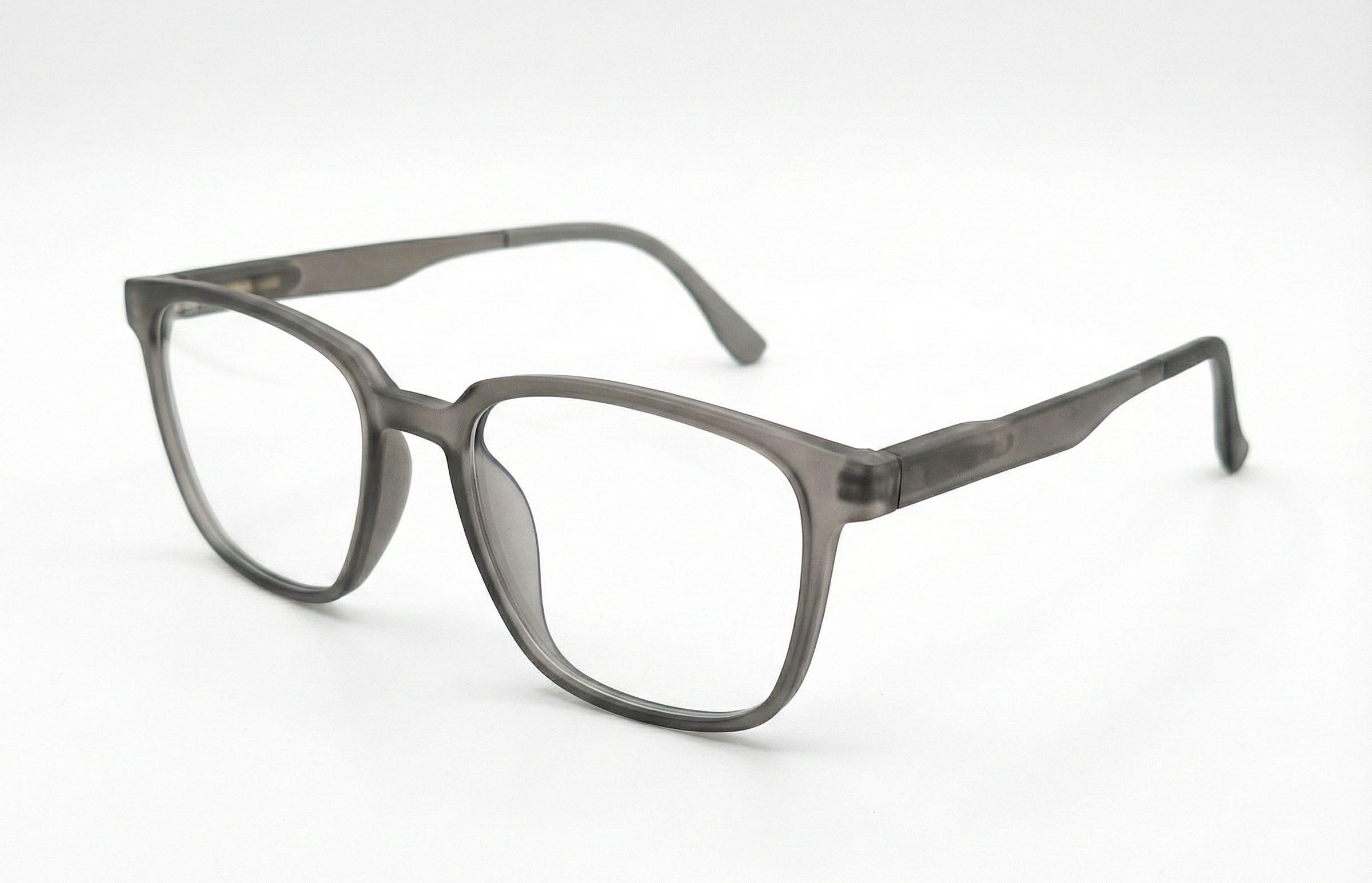 Vintage Mat Brown Square Eyeglasses view 2